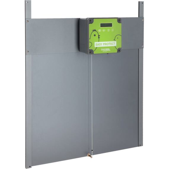 Automatická dvířka pro kuřata Easy Protect s ovládáním a dveřmi, otevírání 40 × 35 cm
