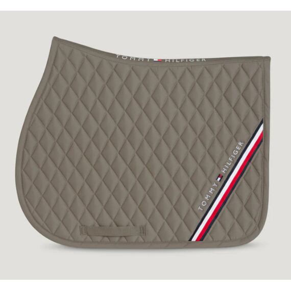 Podsedlová dečka TOMMY HILFIGER Stanford, skoková, popelavě šedá, vel.Full, kolekce S/S 2026