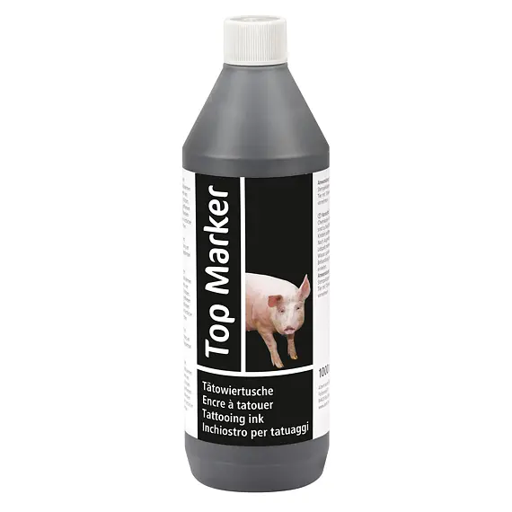 Tetovací inkoust Top Marker černý 1000ml