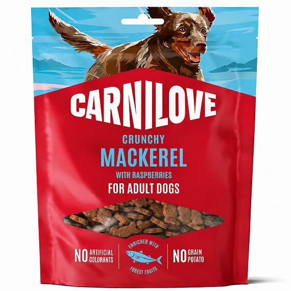 Carnilove Dog Crunchy Snack Mackerel+Raspberries 200g