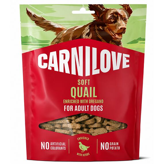 Carnilove Dog Soft Snack Quail+Oregano 200g