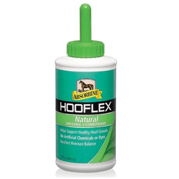 Kondicioner na kopyta Absorbine Hooflex natural se štětcem, 444 ml