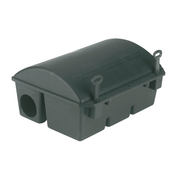 Stanička na návnadu pro krysy BORA, 32.5x25x16cm, uzamykatelná