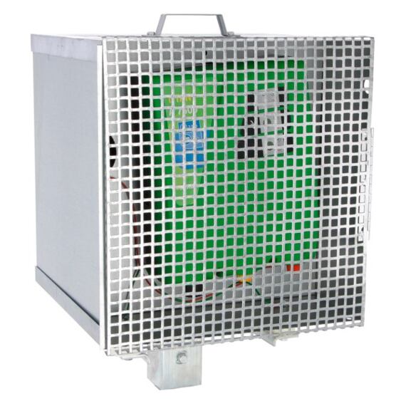 Kovová bezpečnostní schránka pro zdroj, akumulátor a solární panel