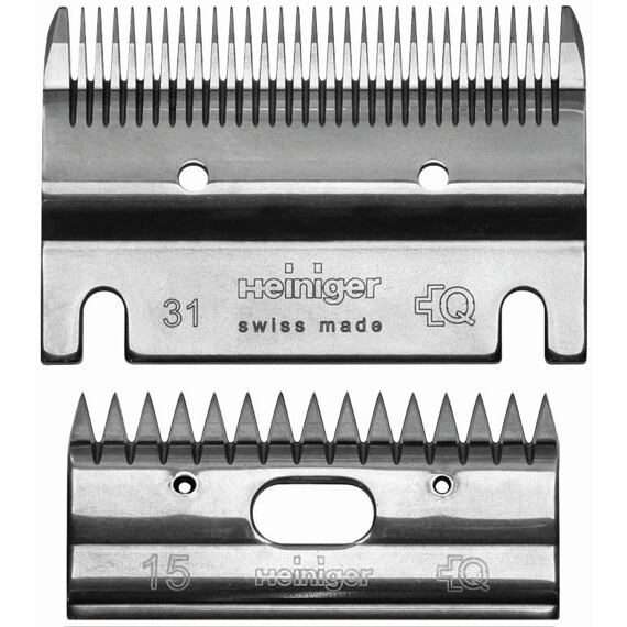 Sada stříhacích nožů Heiniger 31/15 pro standardní stříhání skotu