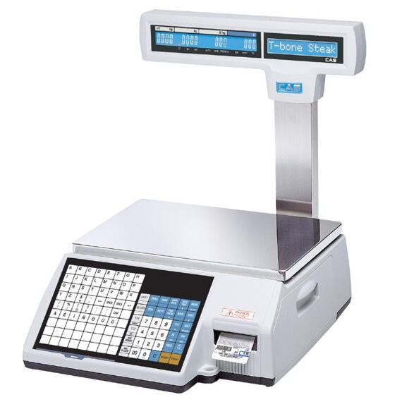 Váha obchodní etiketovací CAS CL5000 Junior 15kg, s nožkou