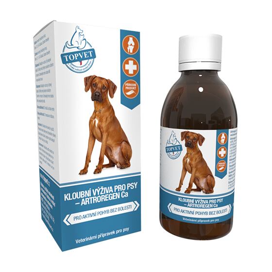 Topvet for Pets Kloubní výživa Artroregen Ca sirup pro psy, 200 ml