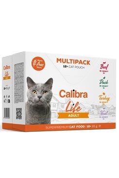 Calibra Cat Life Adult Multipack kapsičky pro kočky 12 x 85g