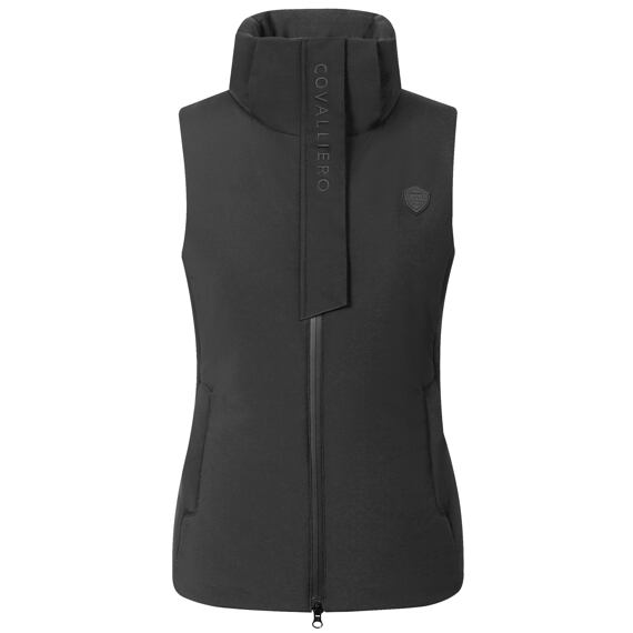 Zimní vesta Covalliero A/W 2025, černá
