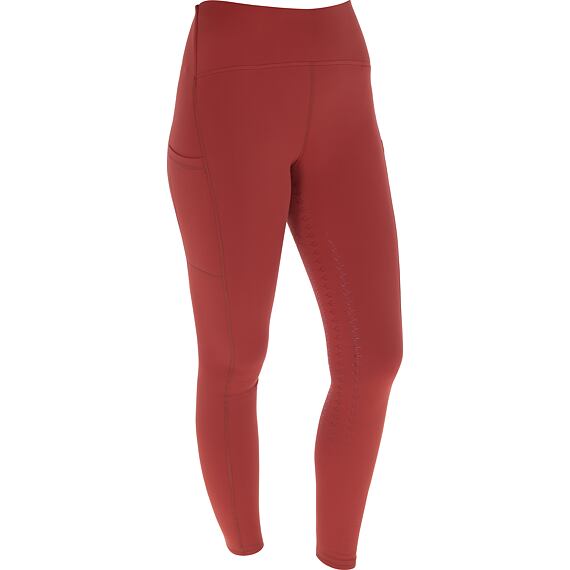 Dětské legíny s gripem Covalliero A/W 2025, cihlová