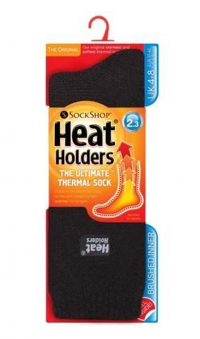 Dámské termoponožky HEAT HOLDERS, černá, vel: 37-41