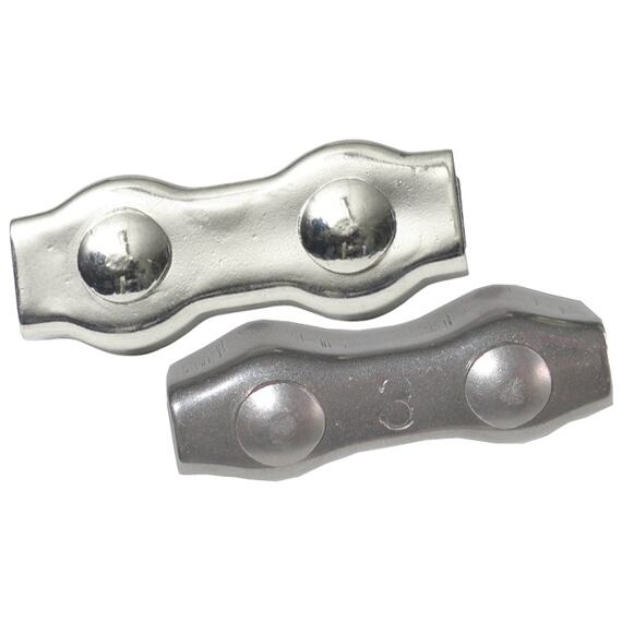 Lanová svorka DUPLEX 3 mm nerezová