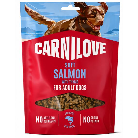 Carnilove Dog Soft Snack Salmon+Thyme small bite 200g