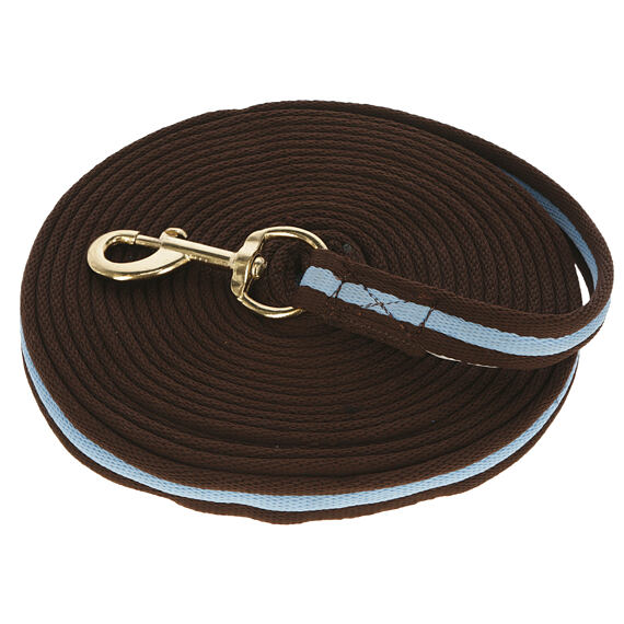 Lonž SOFTLONGE délka 8 m, Světle modrá