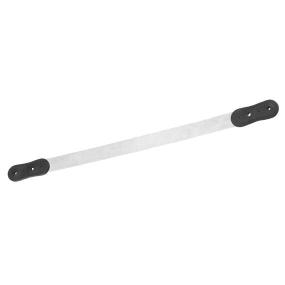 Stěrka na pot rovná kovová s plastovými držadly na koncích