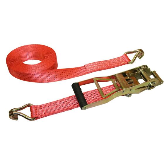 Popruh s ráčnou Ergo s dlouhou rukojetí, 2-dílný, 10m/50mm síla 5000kg