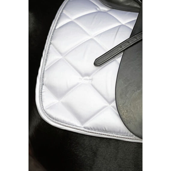 Podsedlová dečka Empara, všestranná, bílá