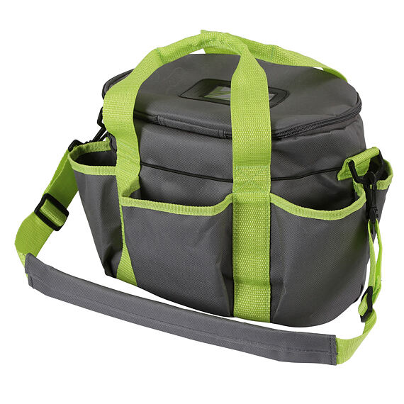 Úložná taška na čištící potřeby, 27 x 22 x 22 cm, šedo/zelená