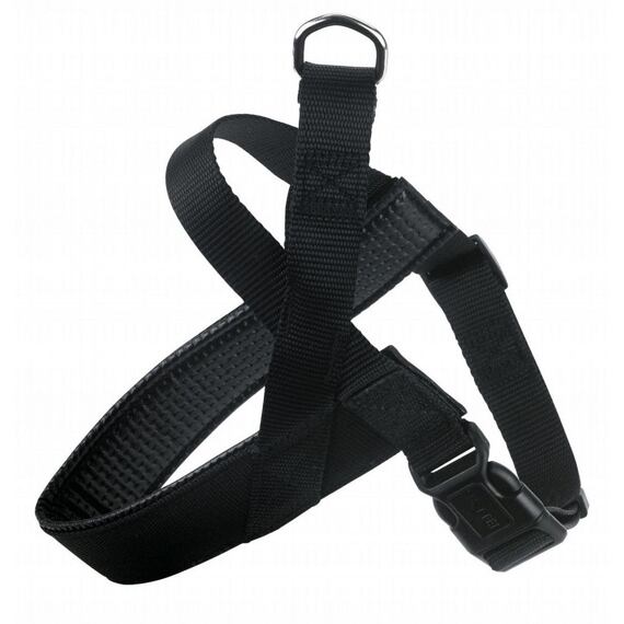 Postroj nylonový Miami Plus pro psy, černý