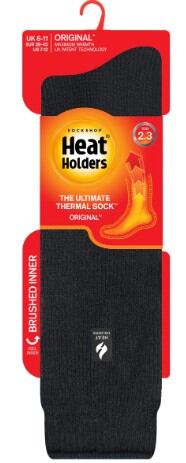 Pánské termopodkolenky HEAT HOLDERS černé, vel. 39-45