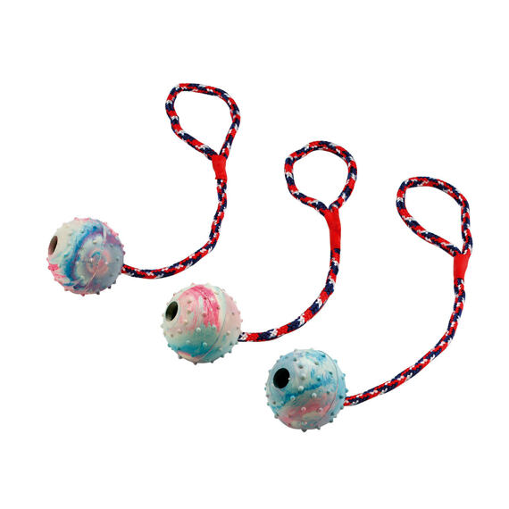 Přetahovací hračka pro psy s lanem, 30 cm