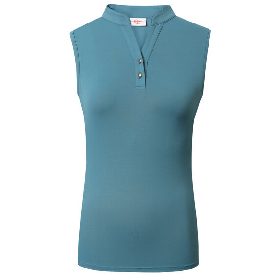 Dámský top Covalliero S/S 2023, světle modrá