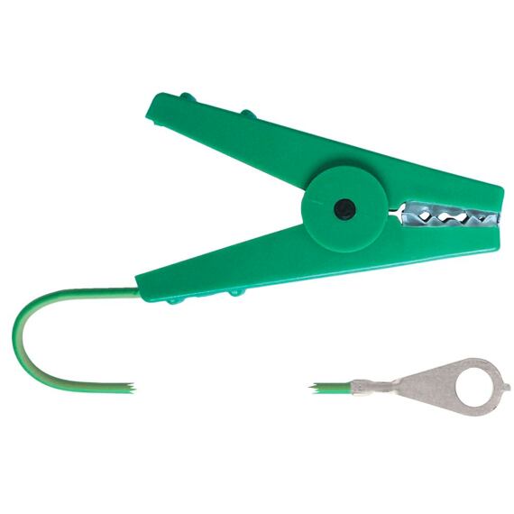 Propojovací kabel s krokospojkou zelený