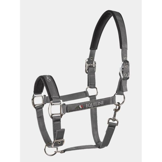 Ohlávka nylonová EQUILINE Timmy, šedá