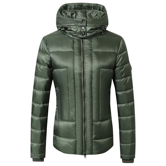 Dámská zimní prošívaná bunda Covalliero A/W 2024, khaki