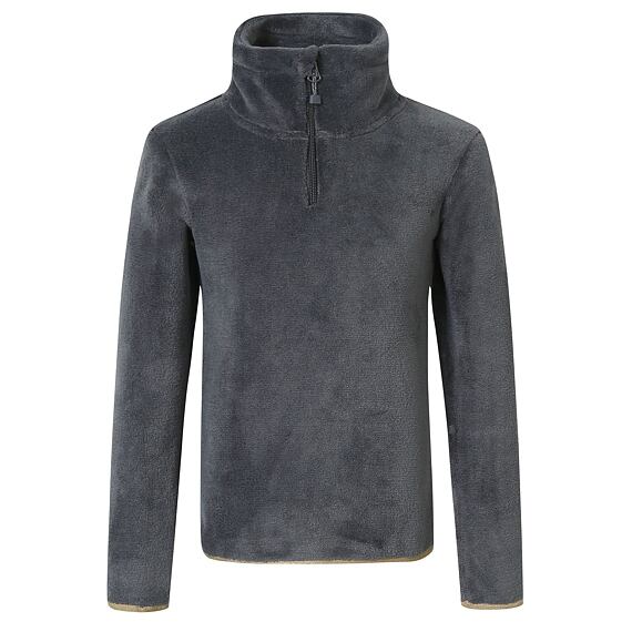 Dámská fleecová mikina Covalliero A/W 2022, grafit, vel: XXS