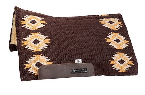 Westernová deka pod sedlo WI Rancho, hnědá