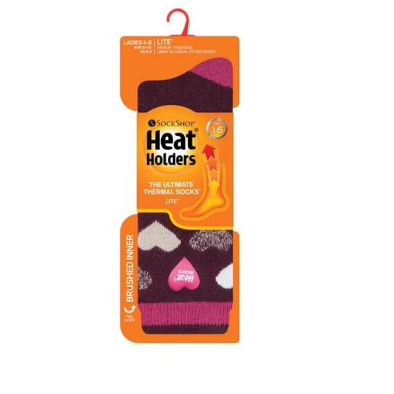 Dámské ponožky HEAT HOLDERS Srdce, vel: 37-41