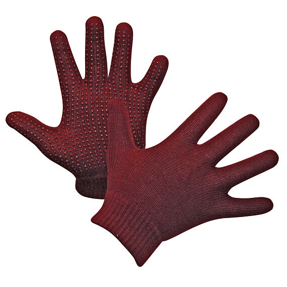 Jezdecké rukavice Covalliero MAGIC GRIPPY bordeaux