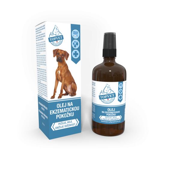 Topvet For Pets Olej na ekzematickou pokožku pro psy, 100 ml