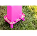 Obdélníkové krmítko pro drůbež 5,5l, plastové, Růžová