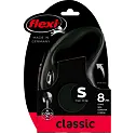 Vodítko Flexi Classic Rope pro psy, vel. S, délka 8m, max. 12 kg, černé
