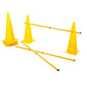 Set agility překážek pro psy, žlutý