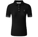 Polo triko Covalliero Polo S/S 2025 dámské, černá