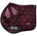 Podsedlová dečka + čabraka na uši KENTAUR JQ, vínová, vel. Full