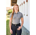 Dámská polokošile Covalliero S/S 2023, šedá, vel. M