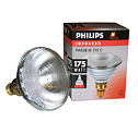 Infražárovka 175W Philips úsporná čirá
