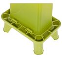 Obdélníkové krmítko pro drůbež 5,5l, plastové, Zelená