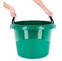 Plastové vědro na vodu a krmivo s uchy 45l