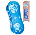 Kartáč plastový MagicBrush pro psy, modrý