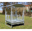 Hranaté příkrmiště pro skot a koně 1,5 x 1,5 x 2,4 m