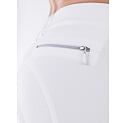 Dámské rajtky s gripem EQUILINE Cedar, bílá