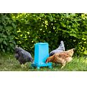 Obdélníkové krmítko pro drůbež 3,5l, plastové, Modrá