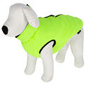 Kabátek pro psy oboustranný Charmonix, šedá/neonově žlutá