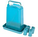 Plastová napáječka s nožičkami 5,5l, Modrá