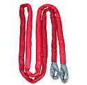 Tažné smyčky, pevnost 35 000 kg, 4 m, červená